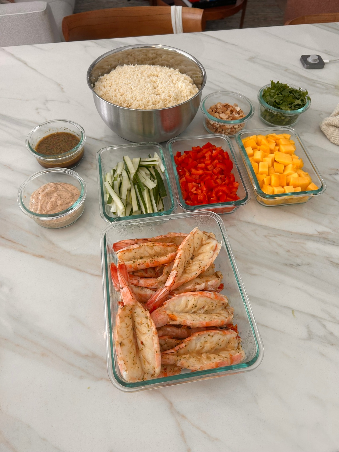 Mango Shrimp Bowls